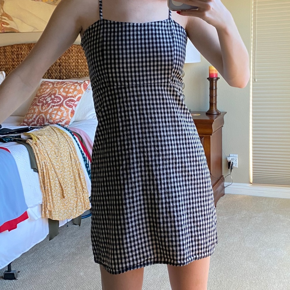 brandy melville gingham dress